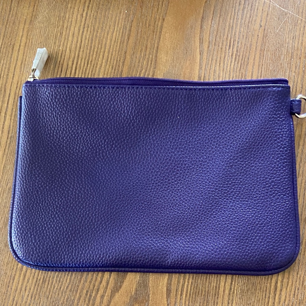 Purple Textured Clutch-Jewell NWOT